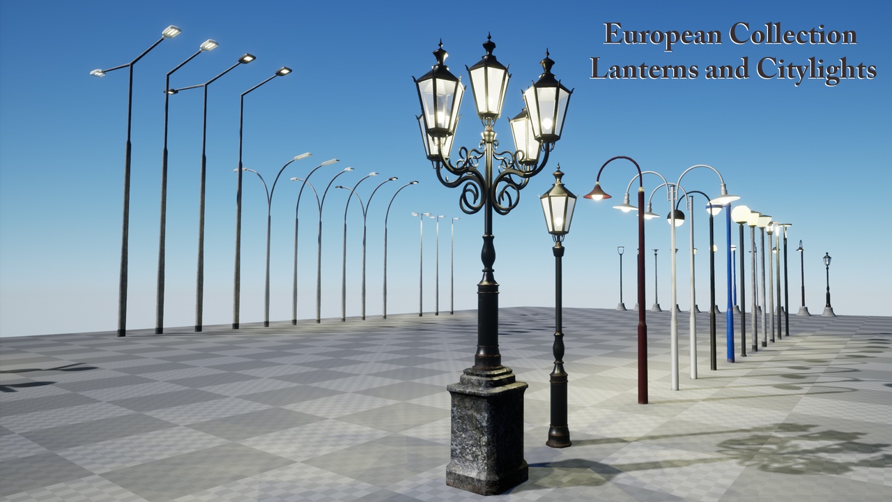 Media 1 for listing European Collection : Lanterns and Citylights    Mr.P-Edition