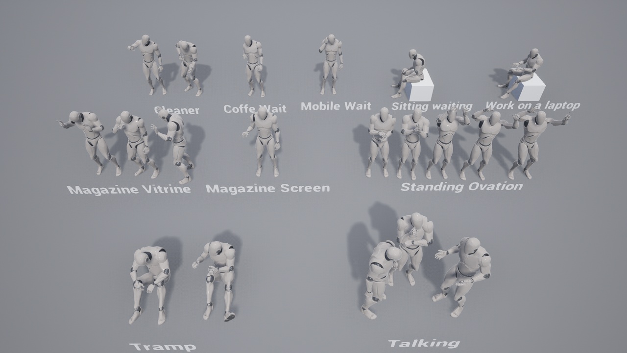 商品 City Animation of People - Pack 1 的媒体 1