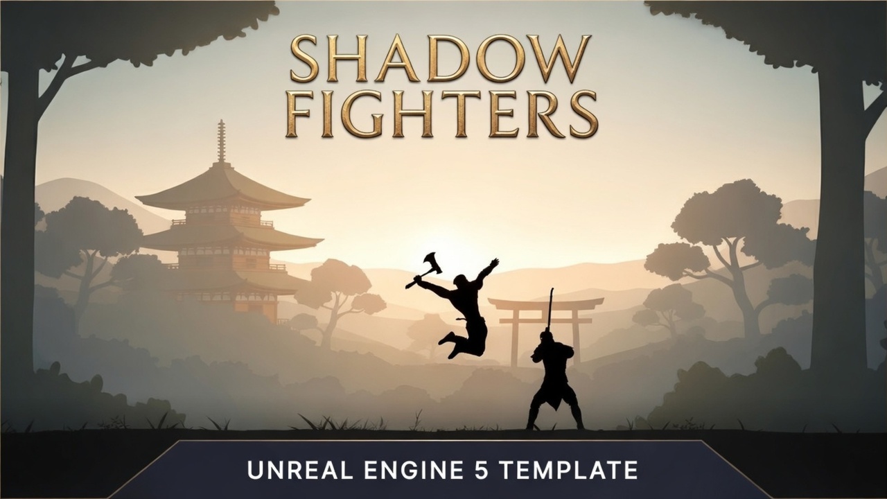 Media 1 for listing Ultimate Shadow Fighter Complete Template - FULL Fighter Game