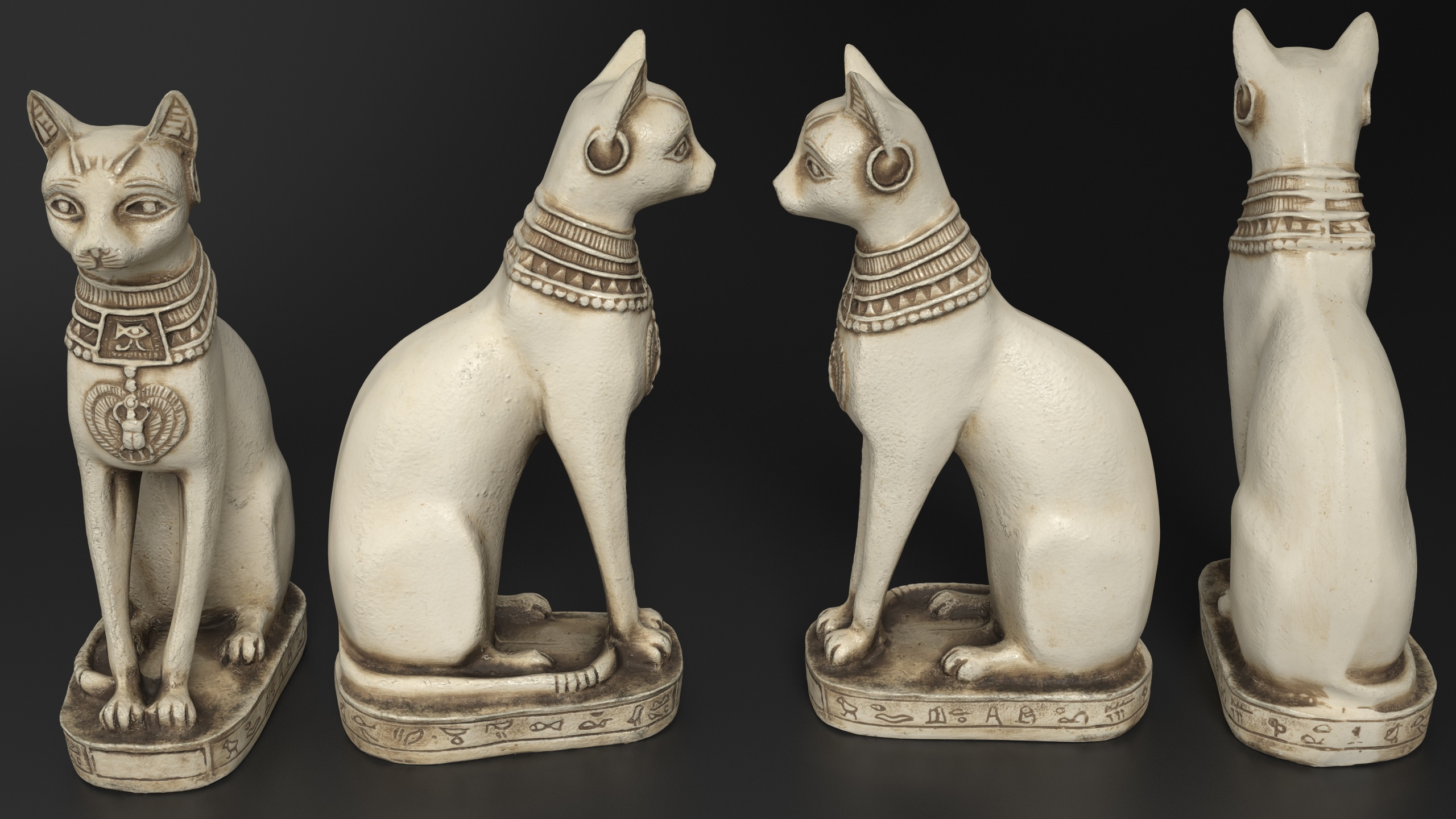 Media 1 for listing Bastet Cat Goddess Statue - Ancient Idol