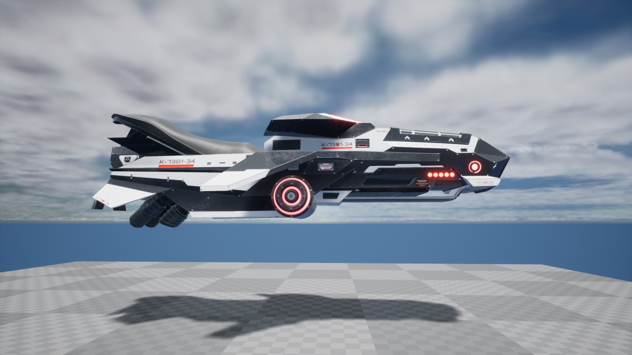 Media 1 for listing SciFi Hoverbike Basic Controller