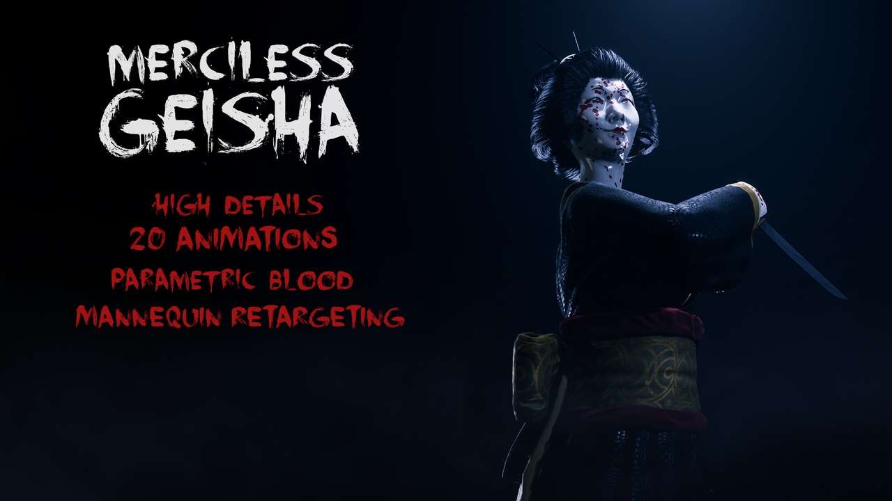 Merciless Geisha 제품 등록을 위한 미디어 1개