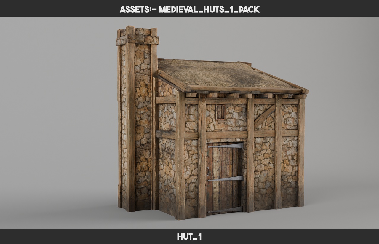 Media 1 for listing Medieval Huts Vol.1