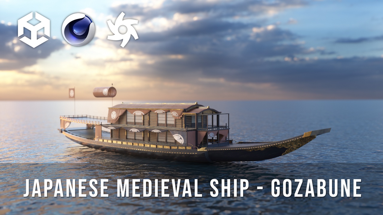 Media 1 for listing Japanese Medieval Ship - Gozabune