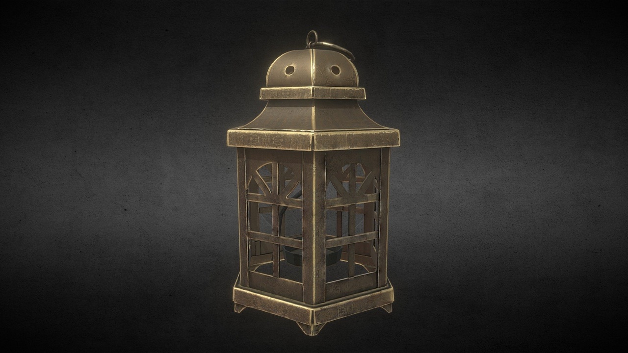 Media 1 for listing Bronze+lantern+3d+model