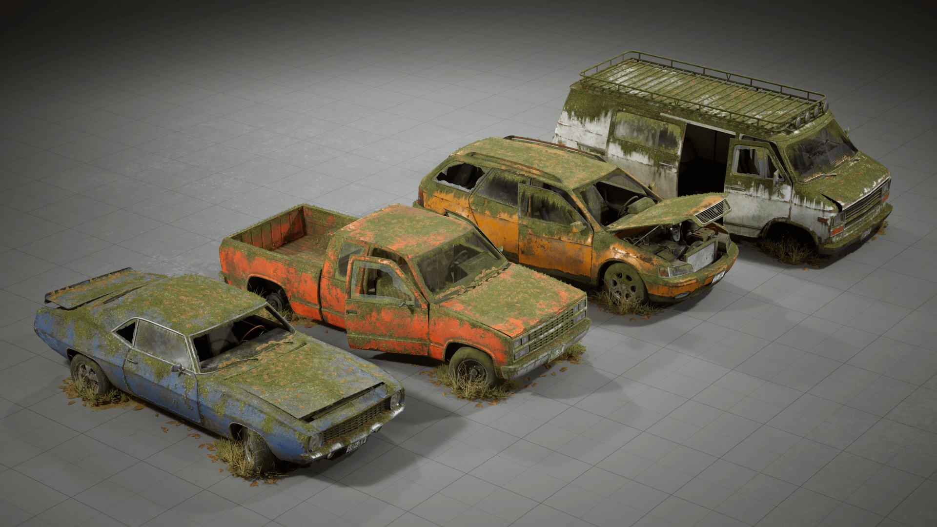 商品 Abandoned Cars - Drivable/Replicated 的媒体 1