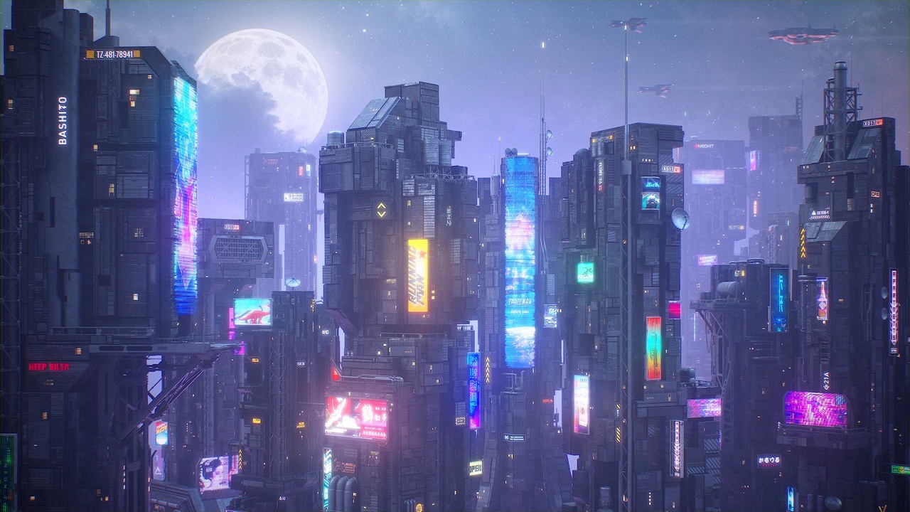 Media 1 for listing Scifi Building Cyberpunk Futuristic Building Vol 3