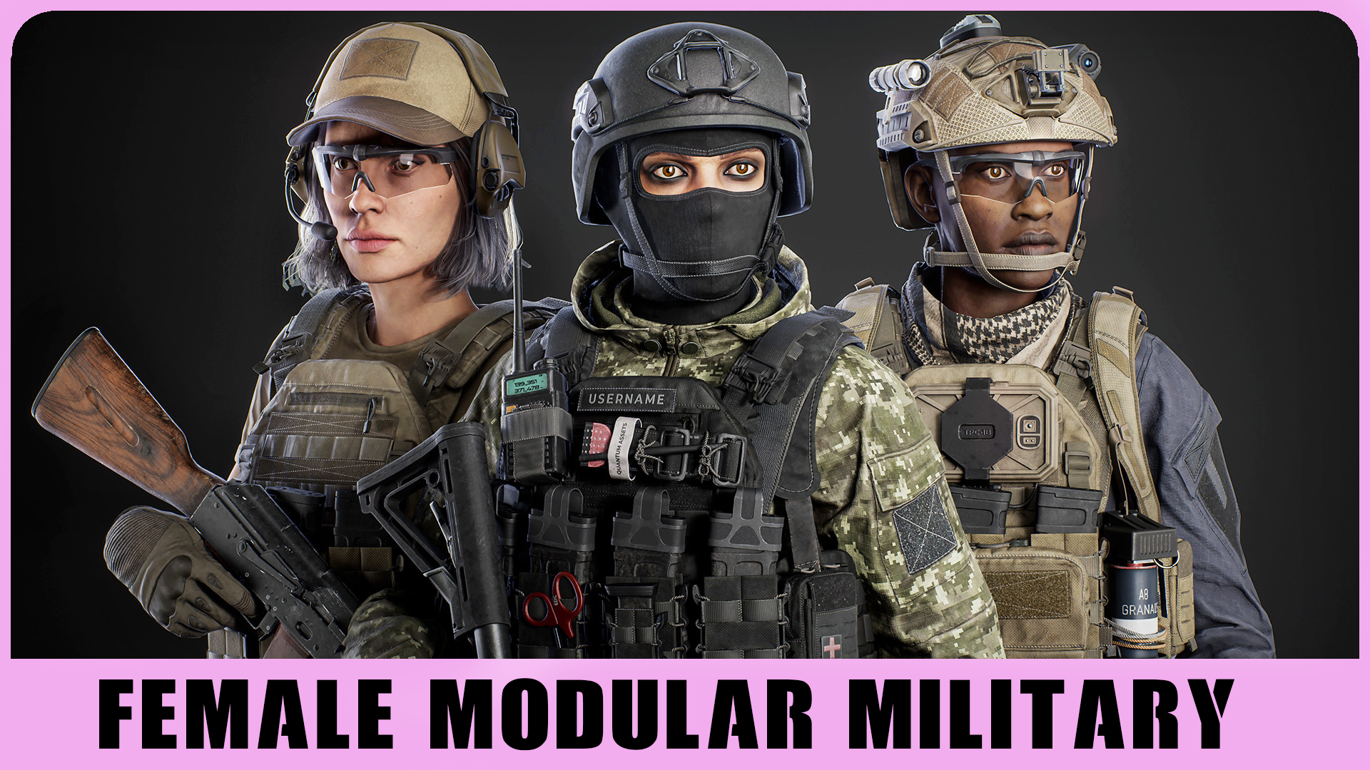 Female Modular Military Bundle | Fab