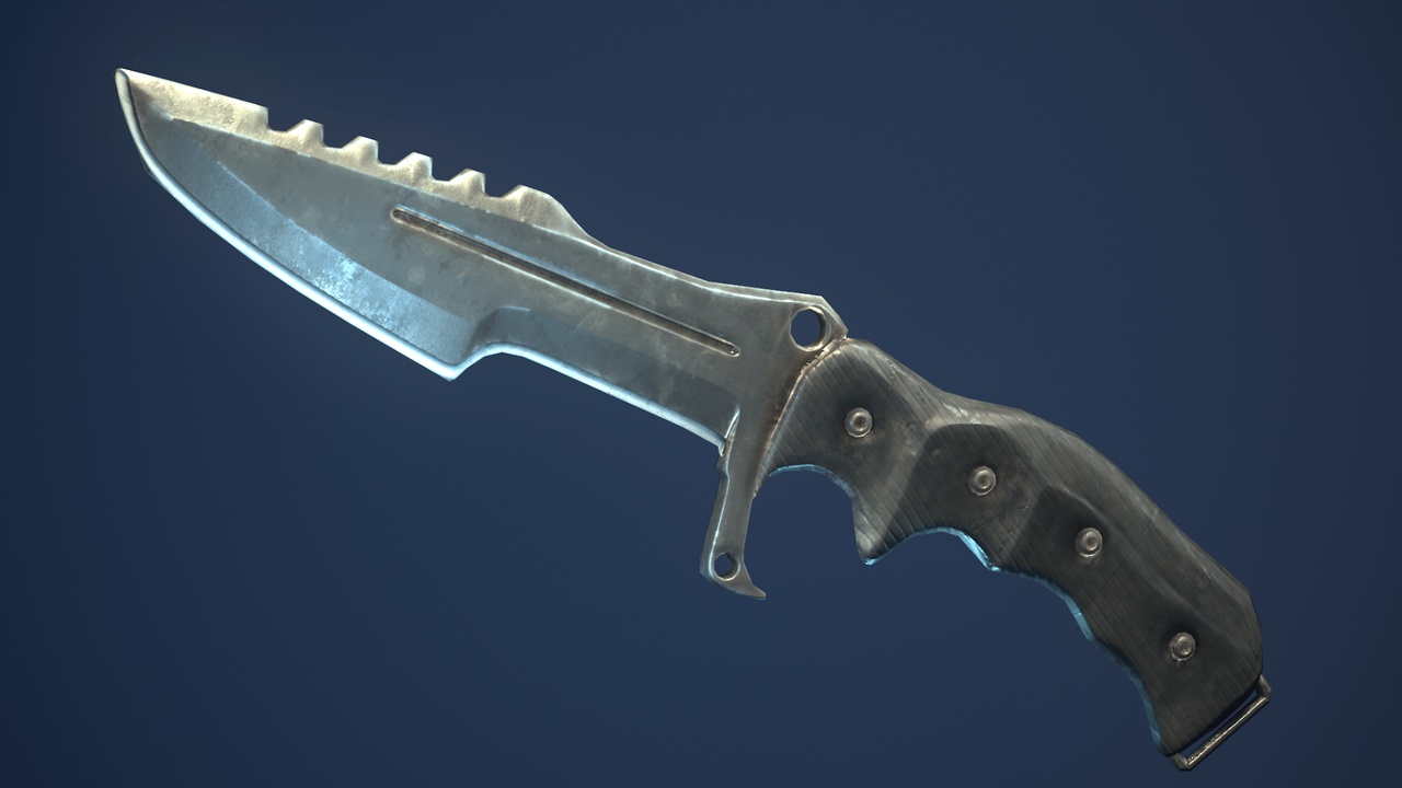 Media 1 for listing Tactical Knife Game Asset Military Blade 4K PBR