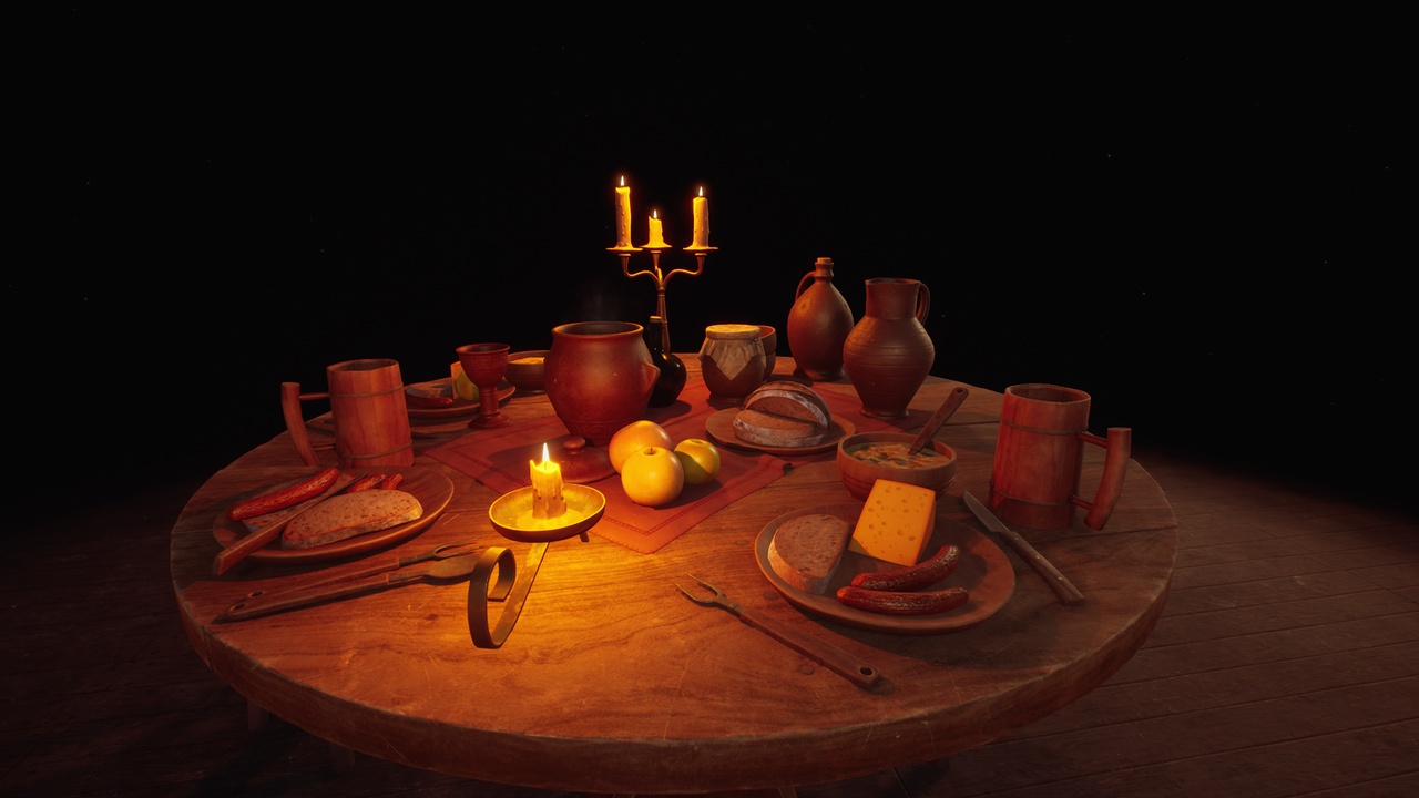 出品Medieval Tableware - Assets and Demo Sceneのメディア1