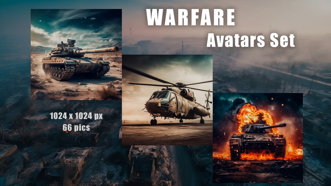 Media 1 for listing WARFARE Avatars Set