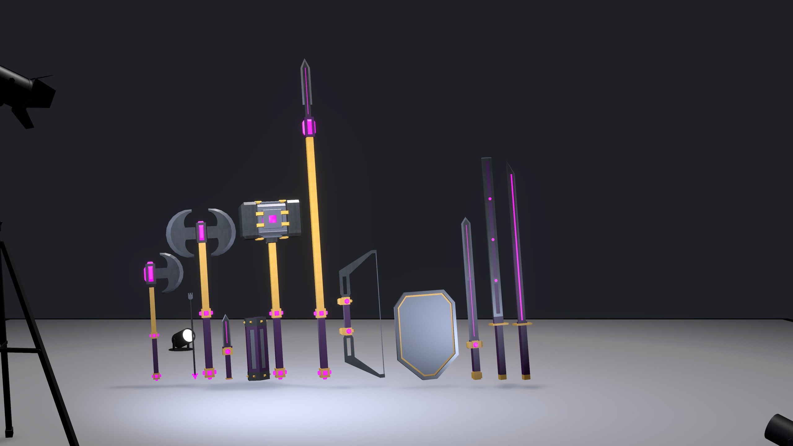 Media 1 for listing Stylized Fantasy Weapons Melee Pack