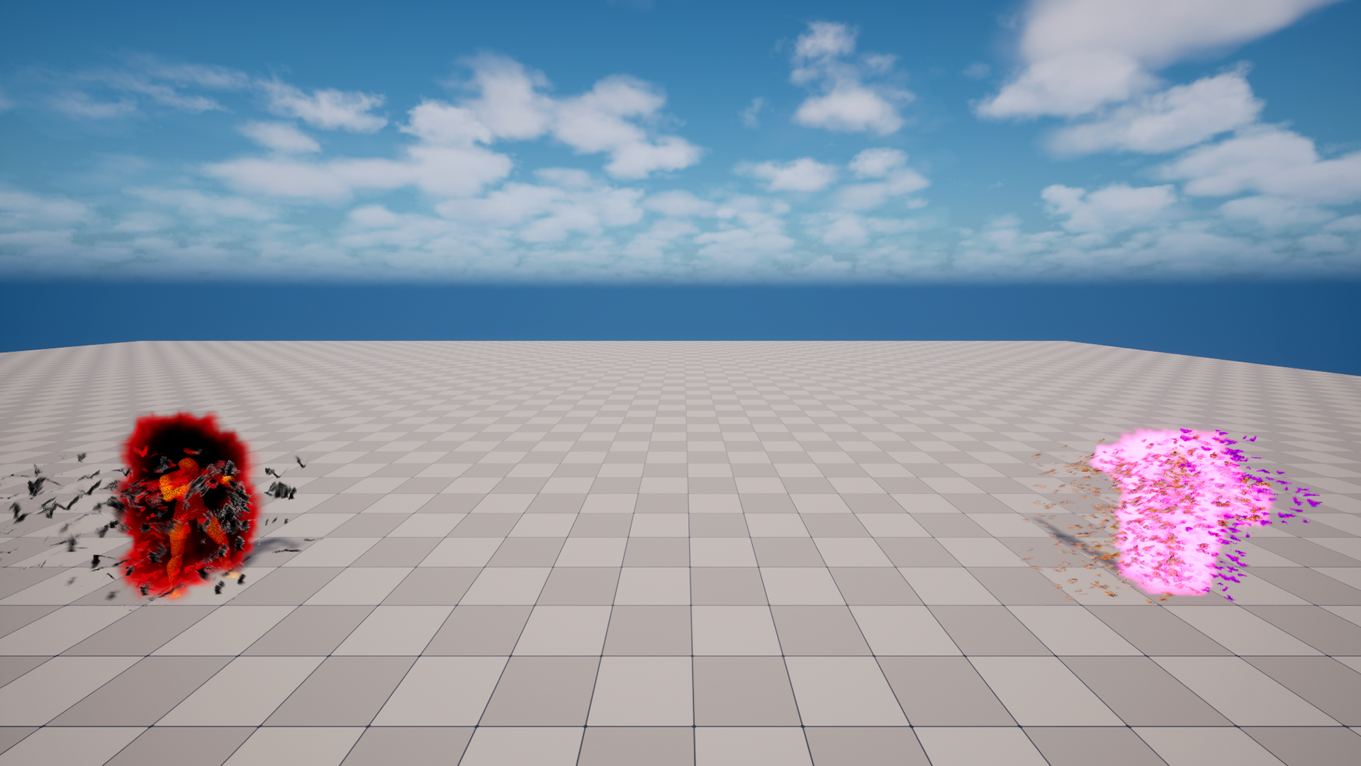 Teleportation effect with flight | Fab