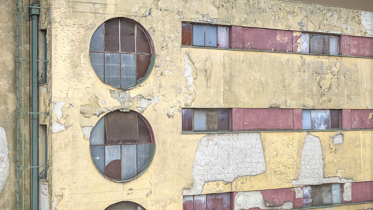 Media 1 for listing Industrial wall with oval windows