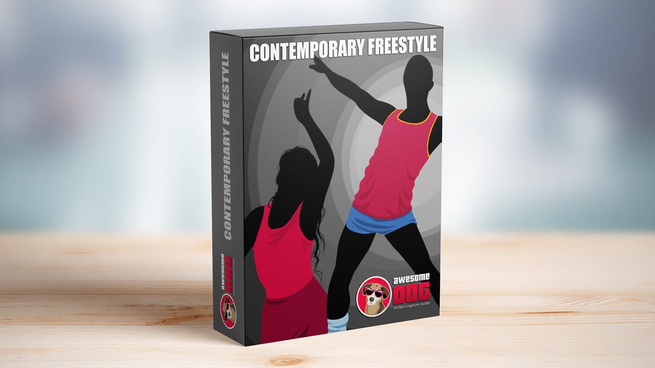 Media 1 for listing Contemporary Freestyle MoCap Dances Pack