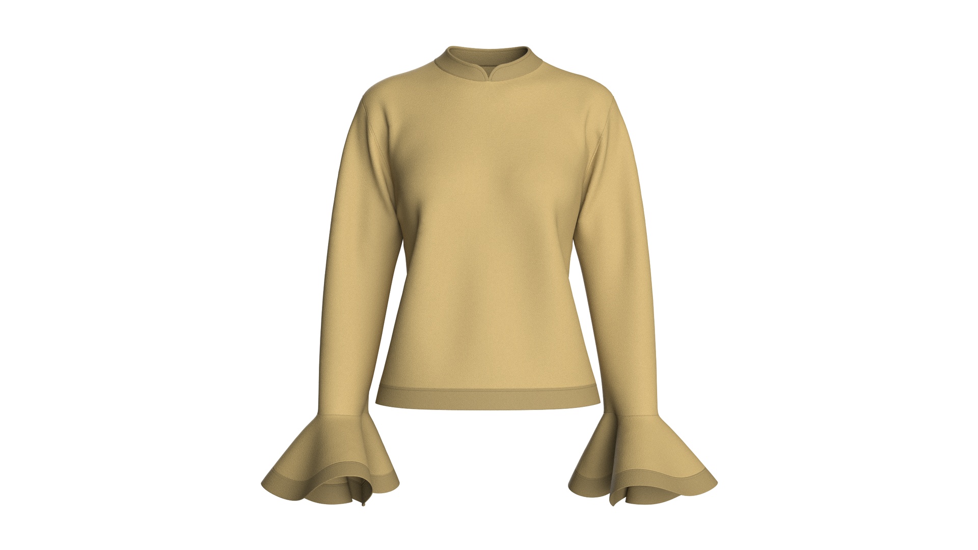 Media 1 for listing Girls Flared - Sleeve Sweatshirt | High Poly