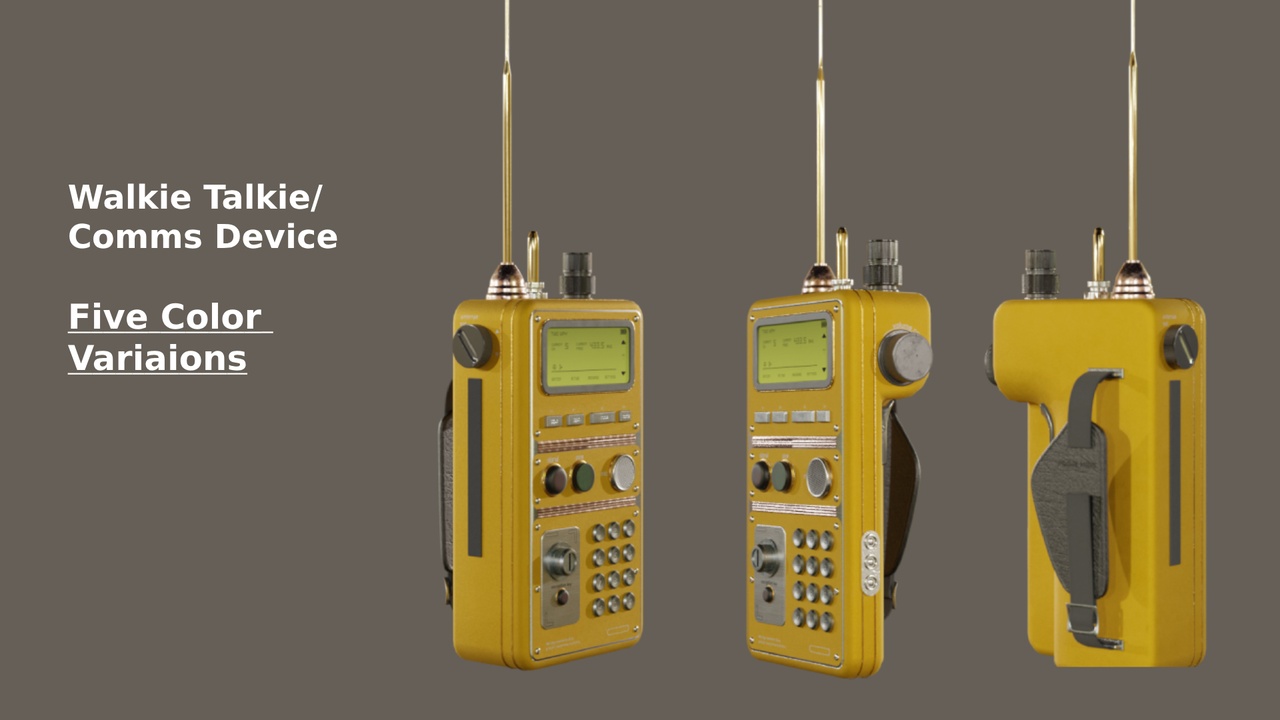 Media 1 for listing SciFiWalkieTalkie