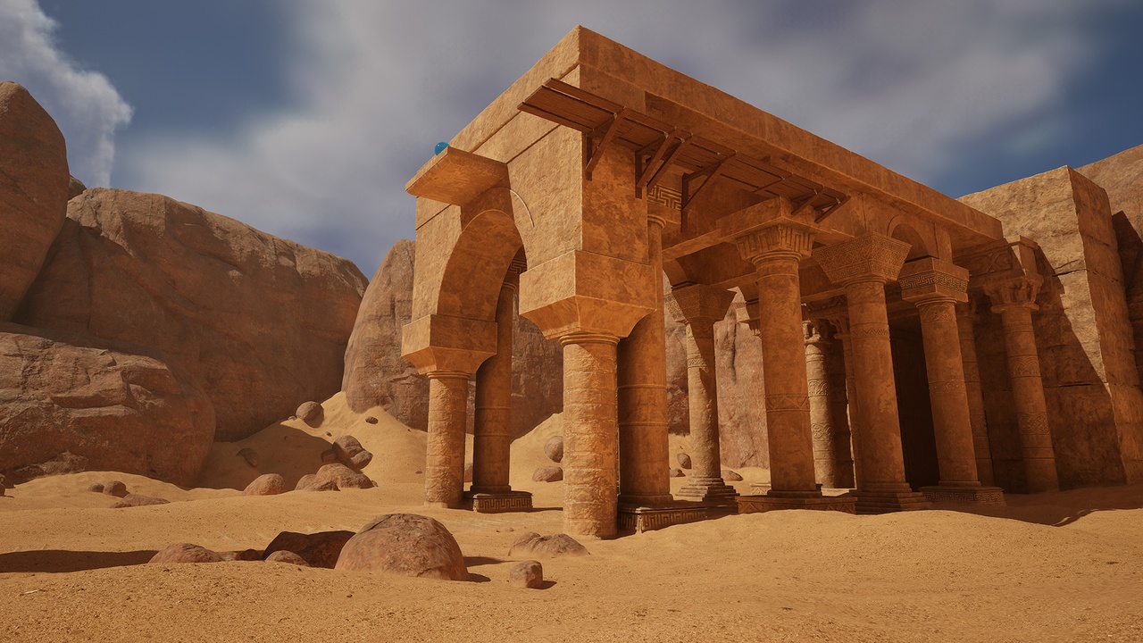 Modular Desert Ruins / NANITE 제품 등록을 위한 미디어 1개