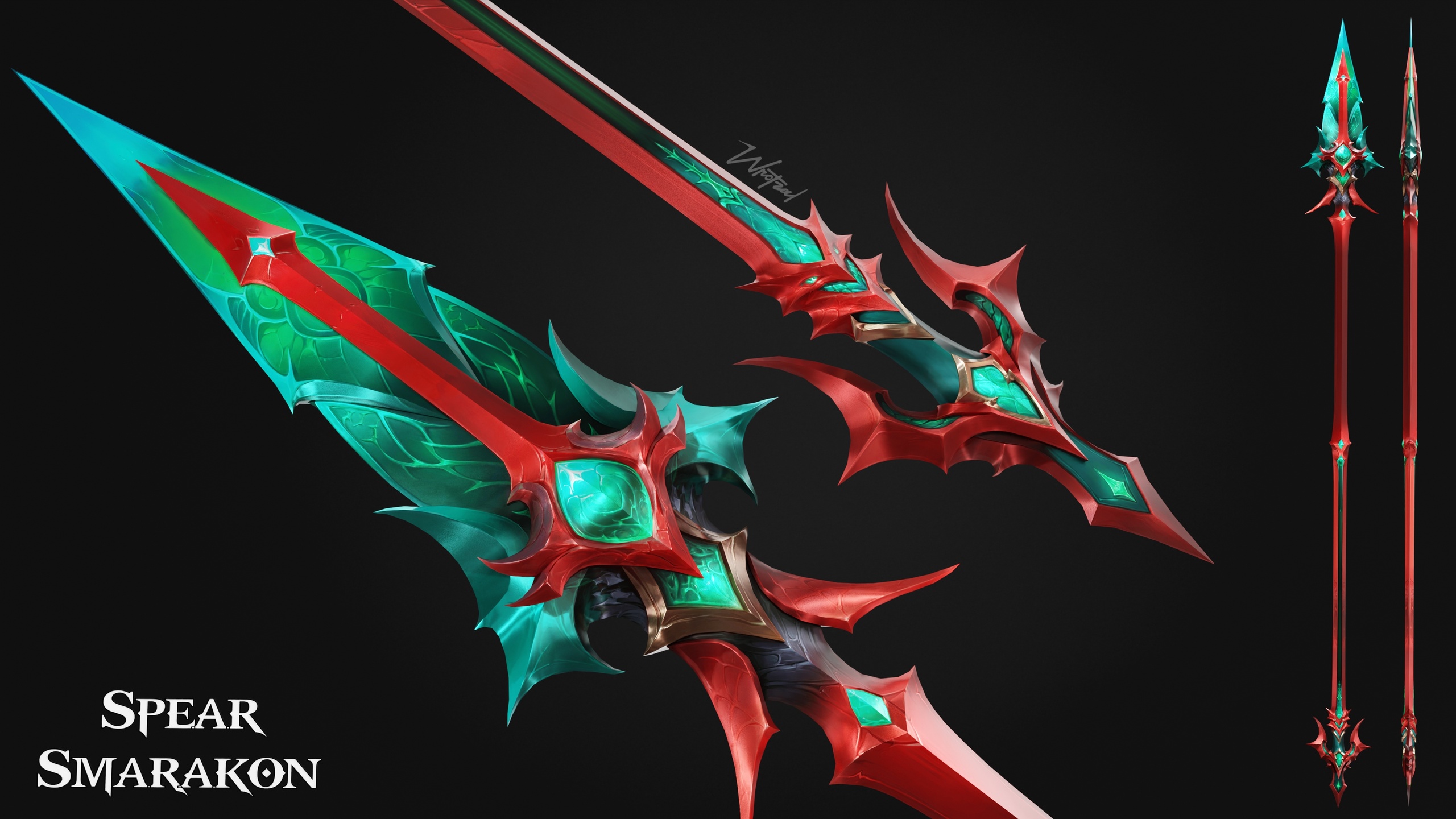 Media 1 for listing Spear Smarakon [Stylized Fantasy]