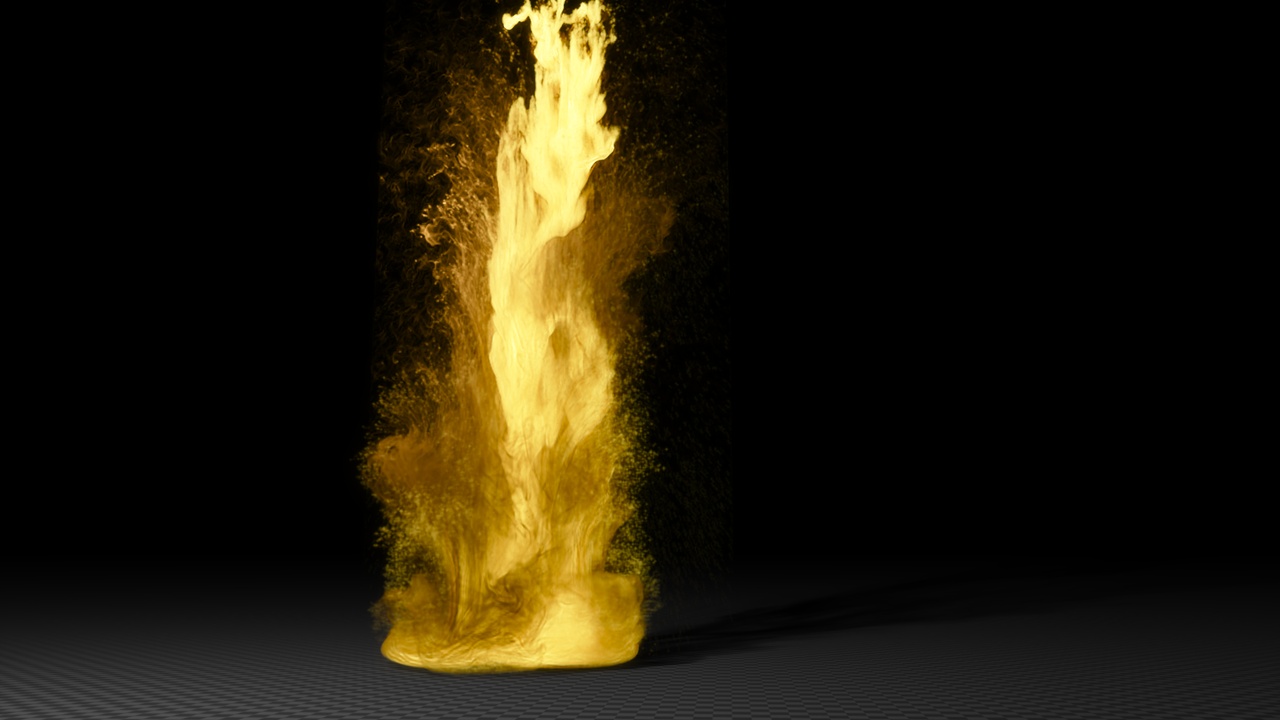 Media 1 for listing Golden Waterfall Vdb Effects Pack