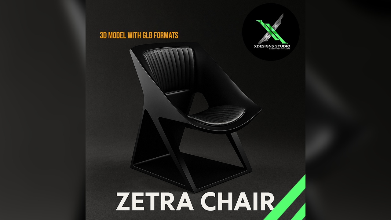Media 1 for listing 3d Premium Model - Zetra Chair