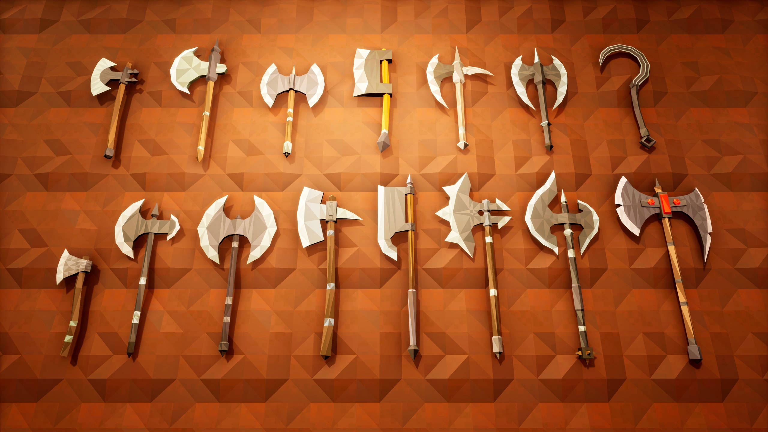 Media 1 for listing Low Poly Fantasy Weapons Pack
