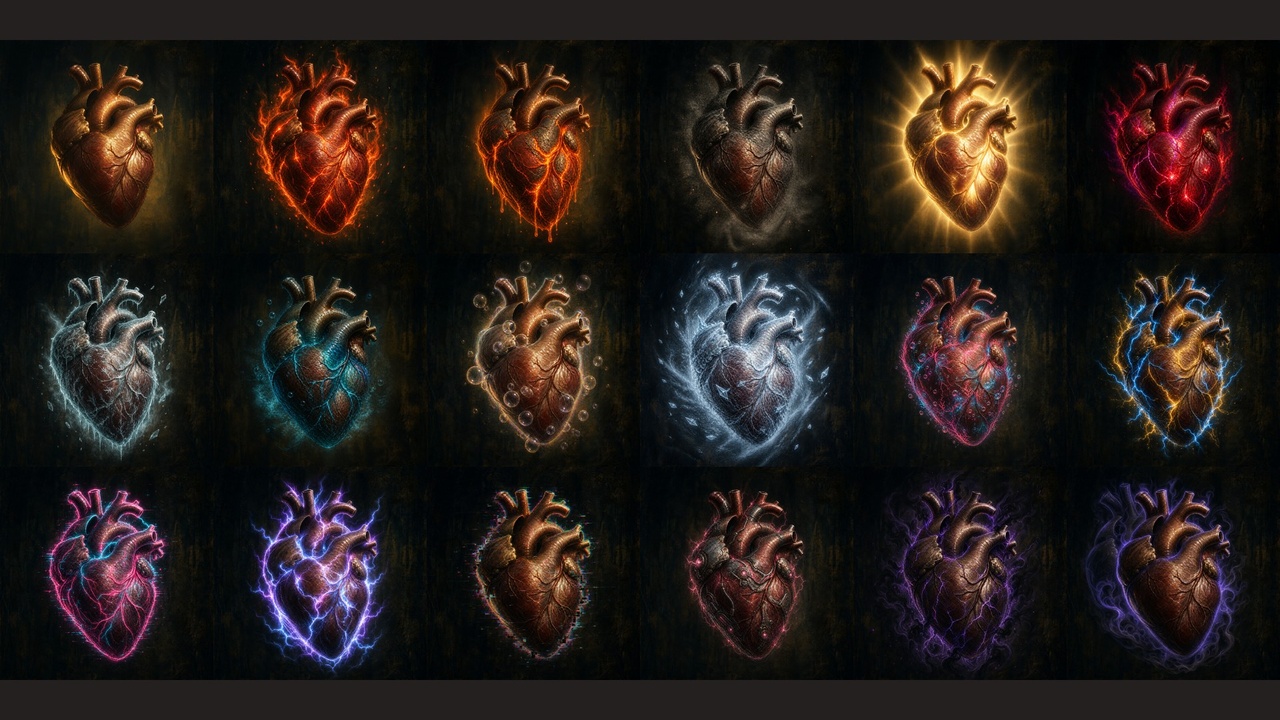 Media 1 for listing 100+ Heart Icons With Effects 01