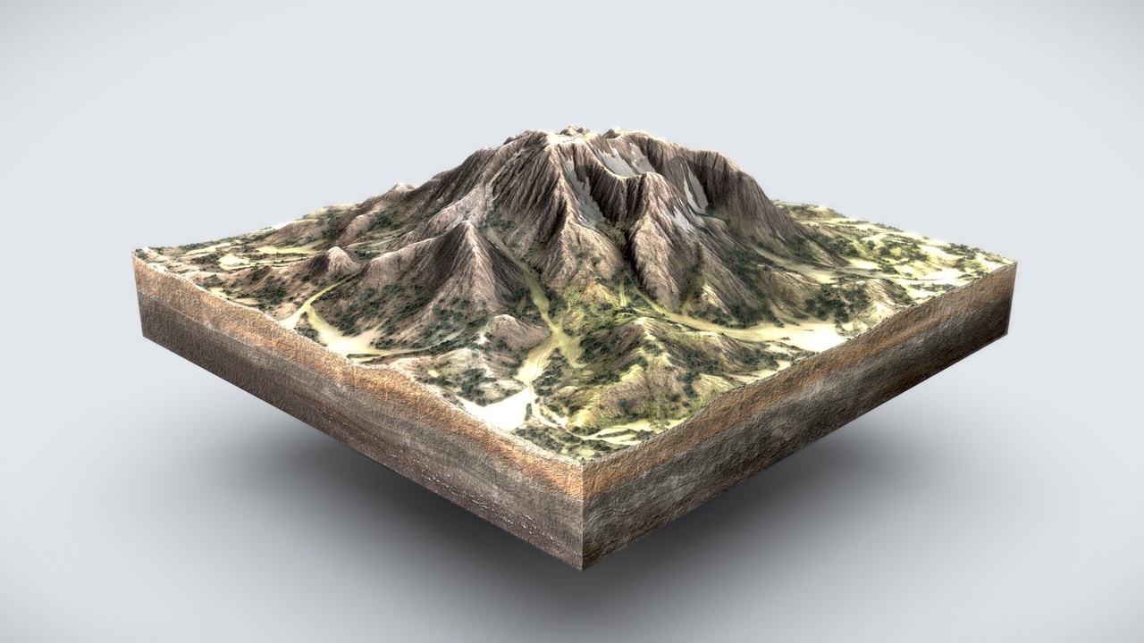 Media 1 for listing Terrain Cutaway Visualization