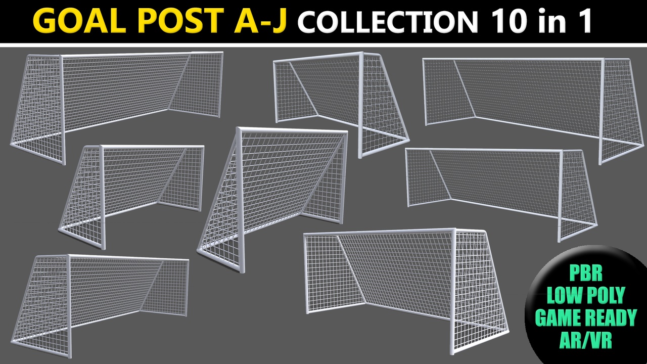 Media 1 for listing Soccer Football Goal Post A-J PBR