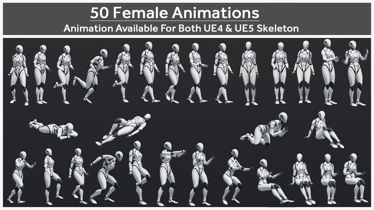 商品 50 Female Animations 的媒体 1