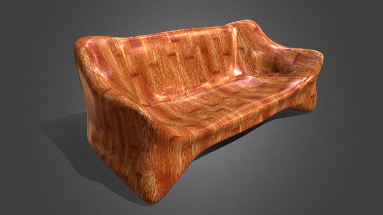 Media 1 for listing Sofa concept 1 (wood sculpted)