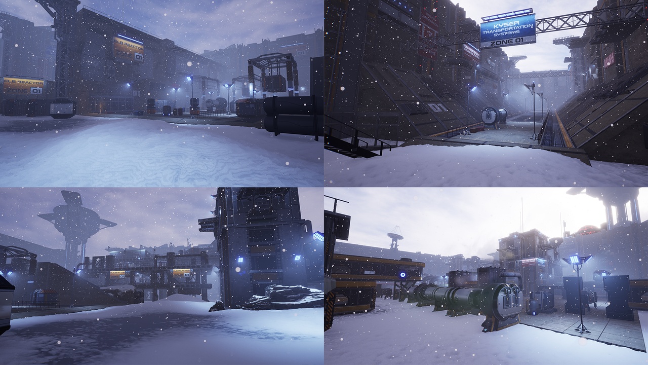 Media 1 for listing Modular Sci-Fi Factory Environment