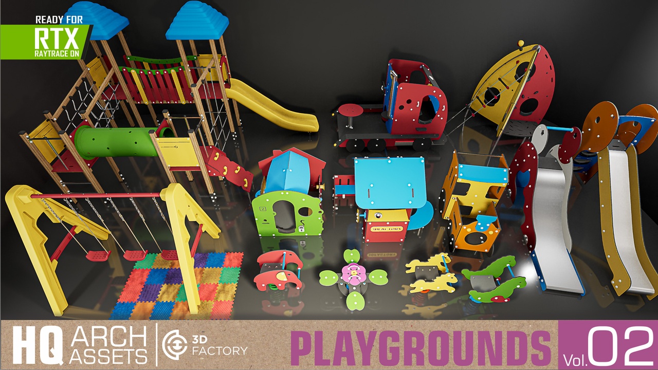Media 1 for listing HQ Playgrounds Vol. 2
