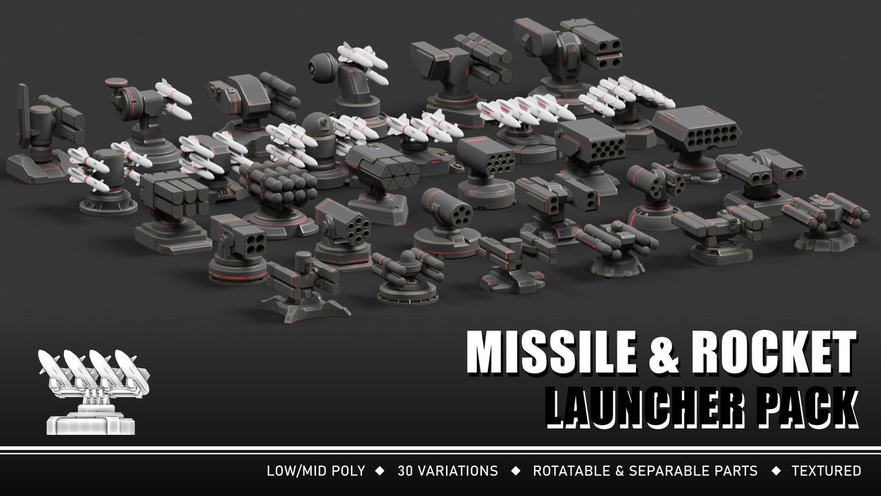 Media 1 for listing Missile & Rocket Launcher Pack