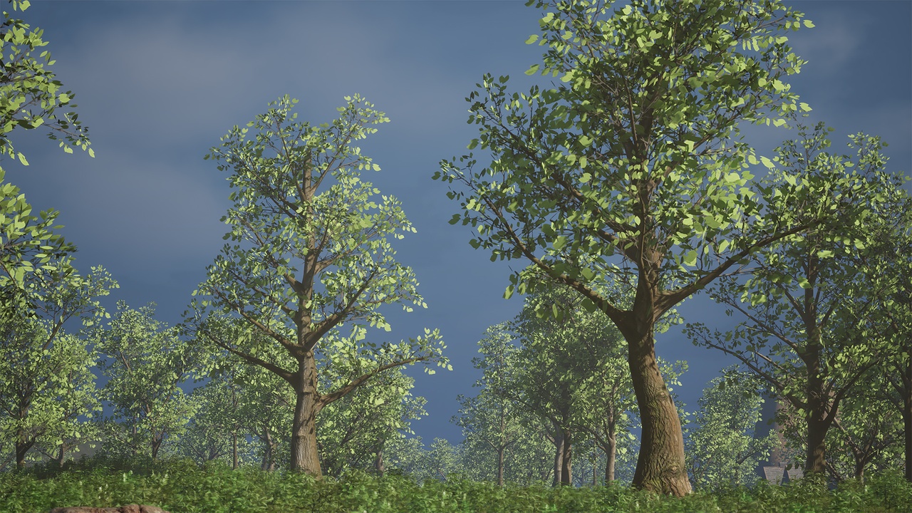 Media 1 for listing Realistic Low Poly Tree Pack 49M