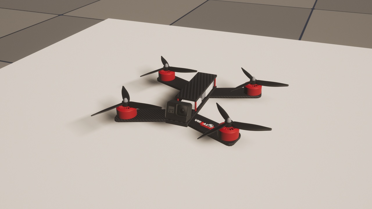Media 1 for listing Gameready Flyable FPV Drone/Quadrocopter