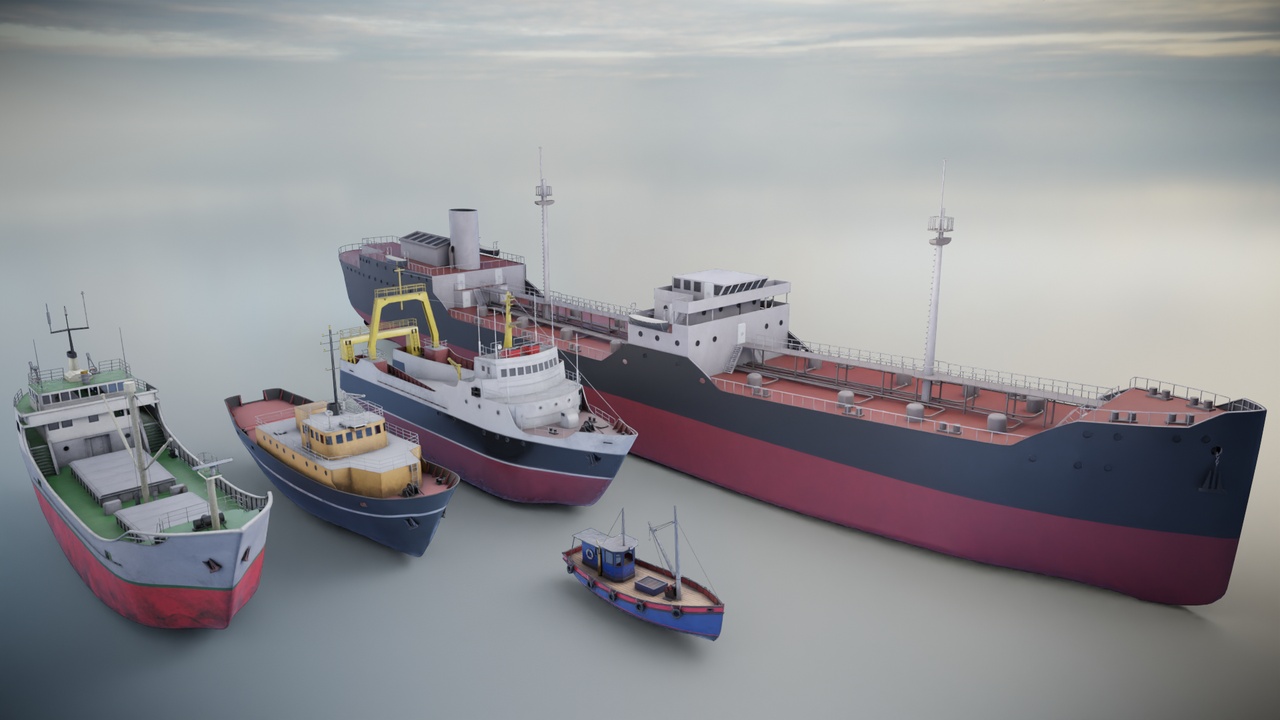 Medios 1 para el artículo Industrial Ships Pack