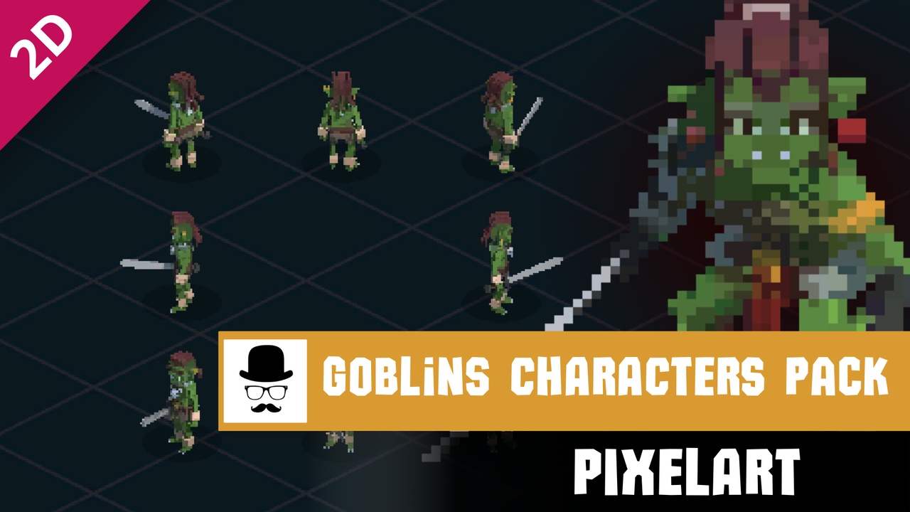 Media 1 for listing Goblin Characters Pack - PixelArt