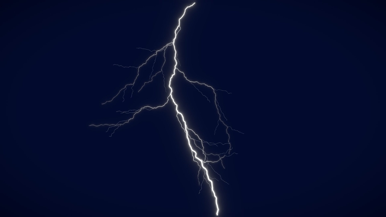 Multimedia 1 para anuncio Realistic Cloud to Ground Lightning CG-07