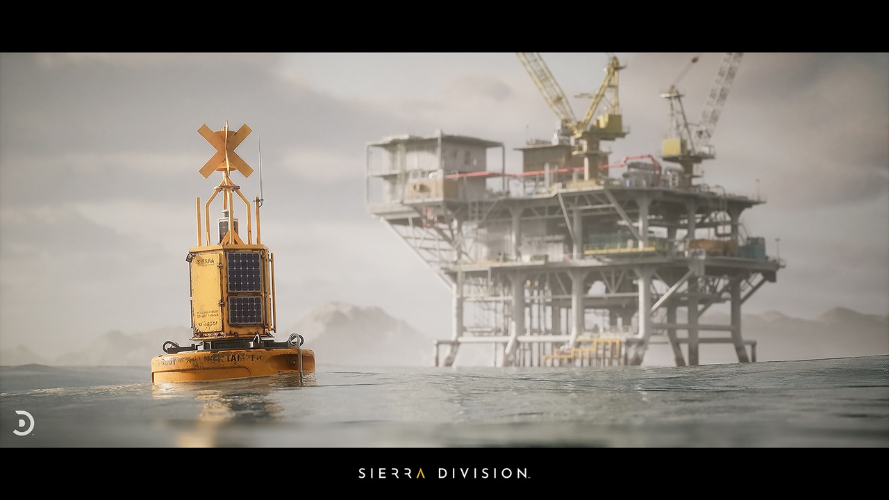 Media 1 for listing Industrial Sci-Fi and Modular Oil Rig