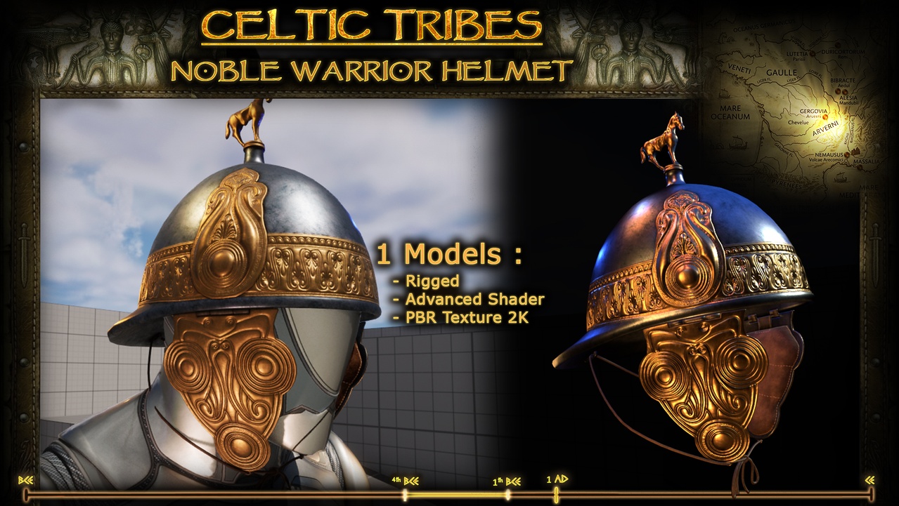 Media 1 for listing Celtic Tribes : Noble Helmet 01