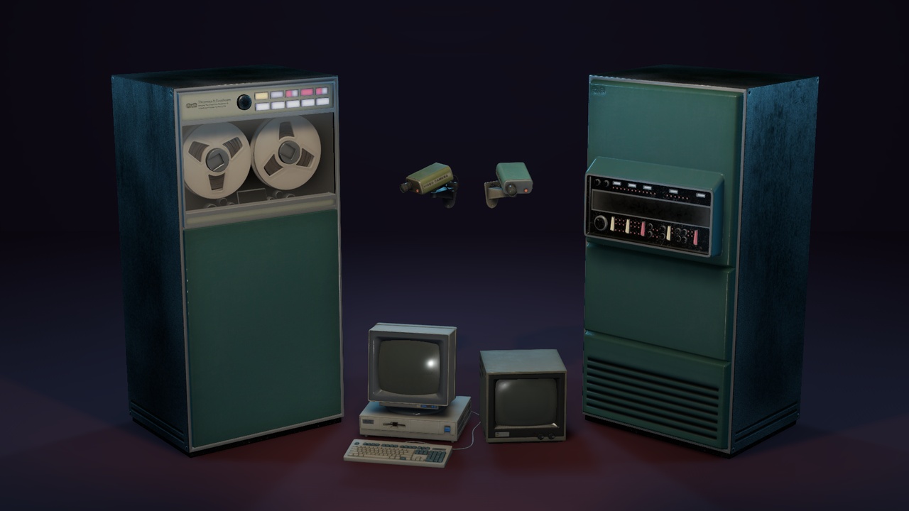 Media 1 for listing Vintage / Retro Tech 3D Game Asset Pack