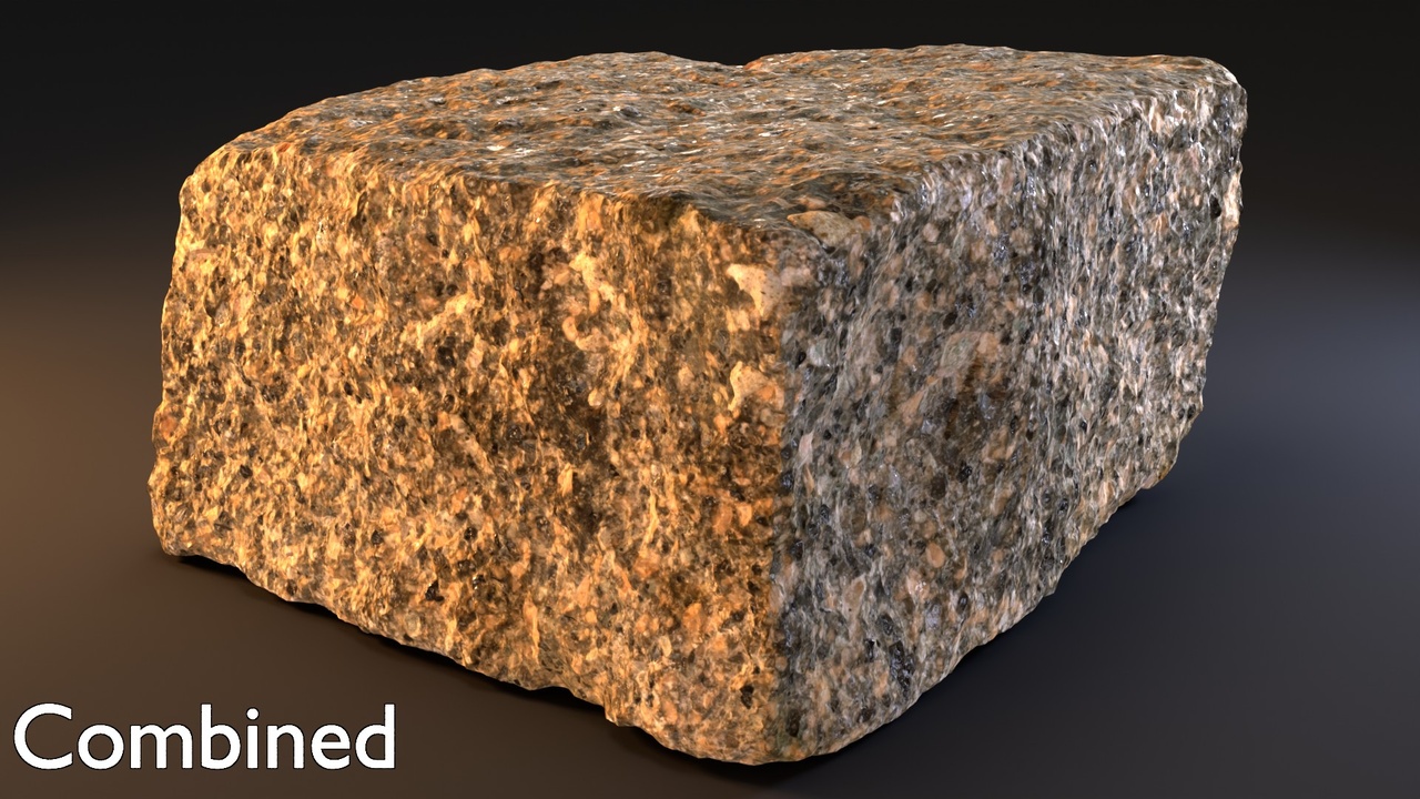 Media 1 for listing Granitic paving stone 12 - High-res mesh