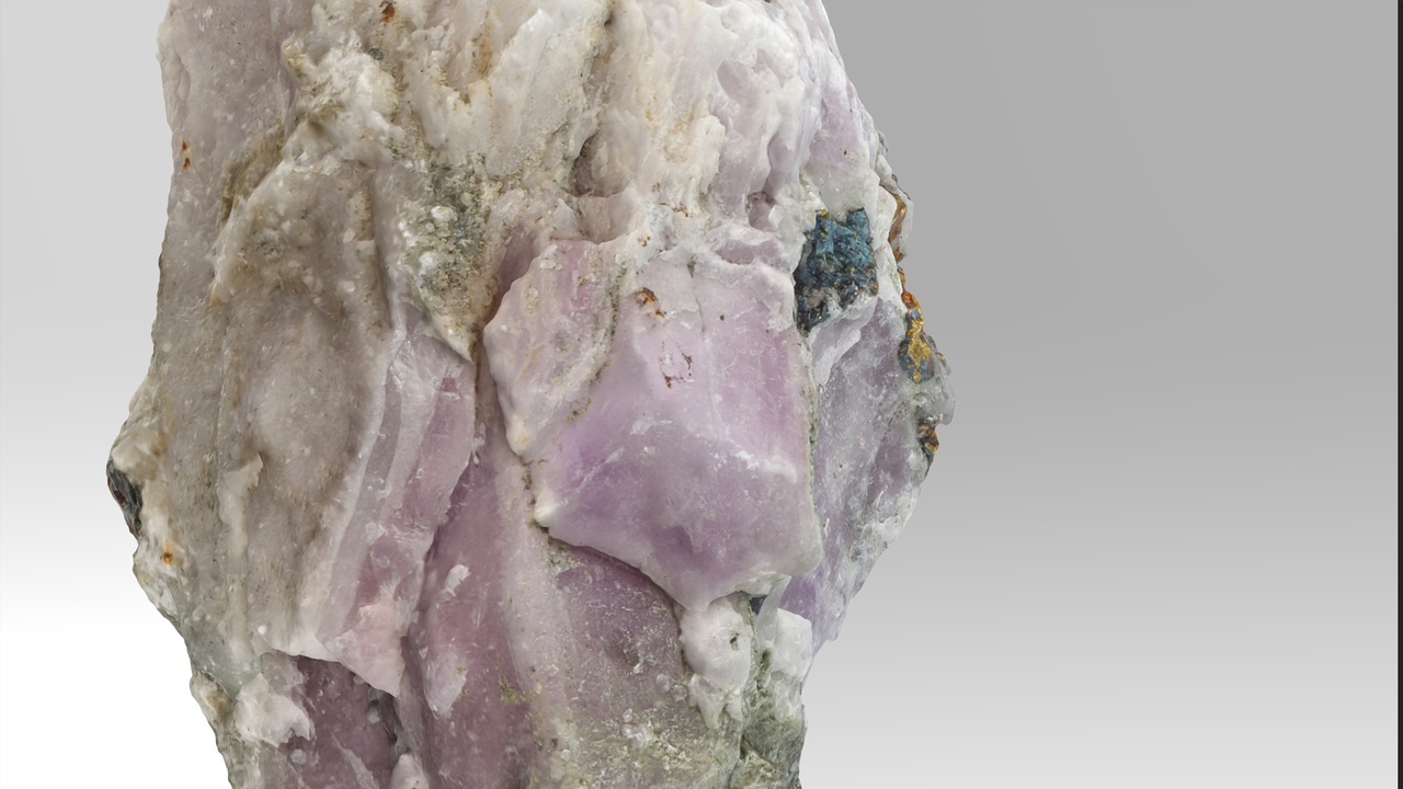 Media 1 for listing Amethyst with chalcopyrite gemstone