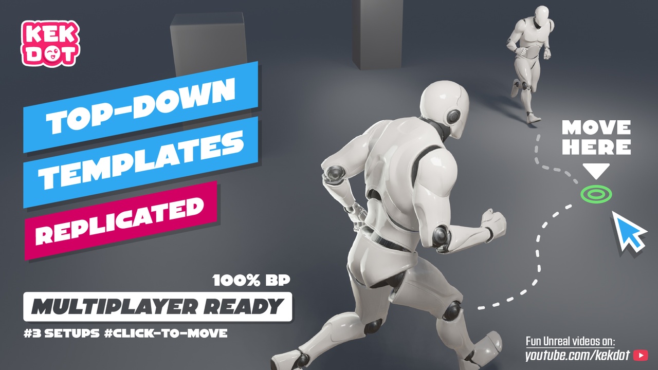 Media 1 for listing Multiplayer Ready - Topdown Templates - By Kekdot
