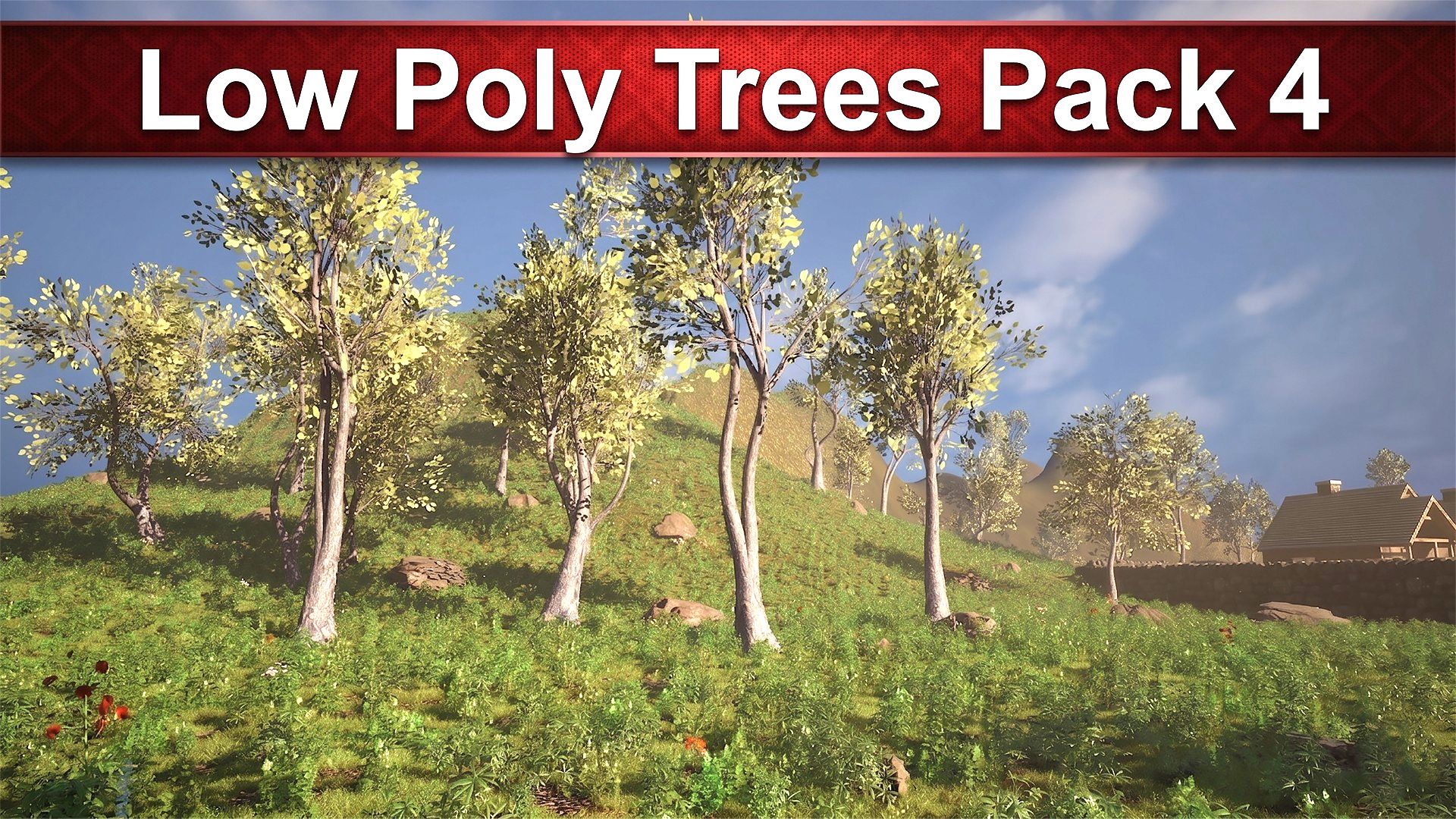 Low Poly Trees Pack 4M | Fab