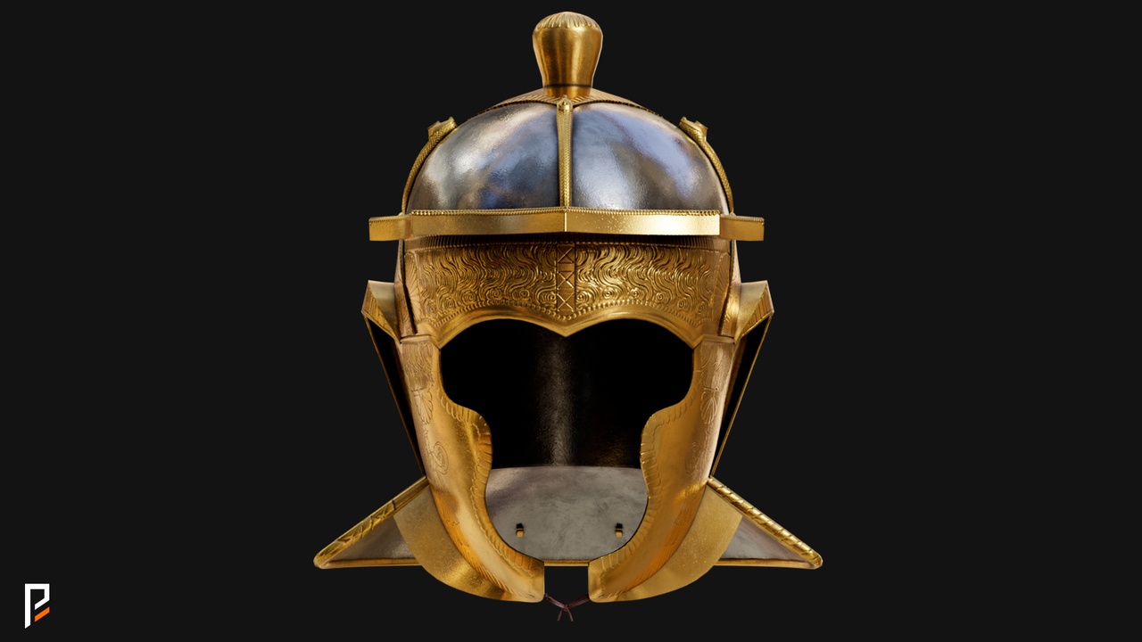 Media 1 for listing Heddernheim - 3rd Century Roman helmet – Game Ready – PBR