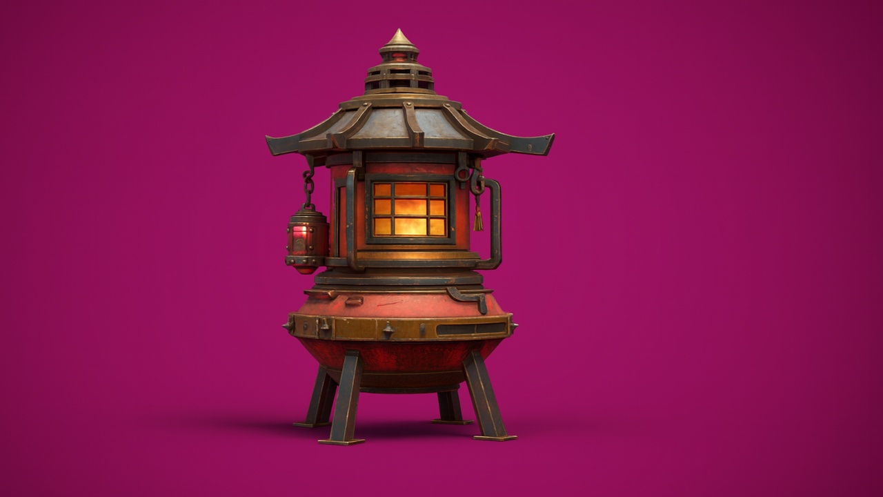 Media 1 for listing Stylized Asian Lanterns🏮