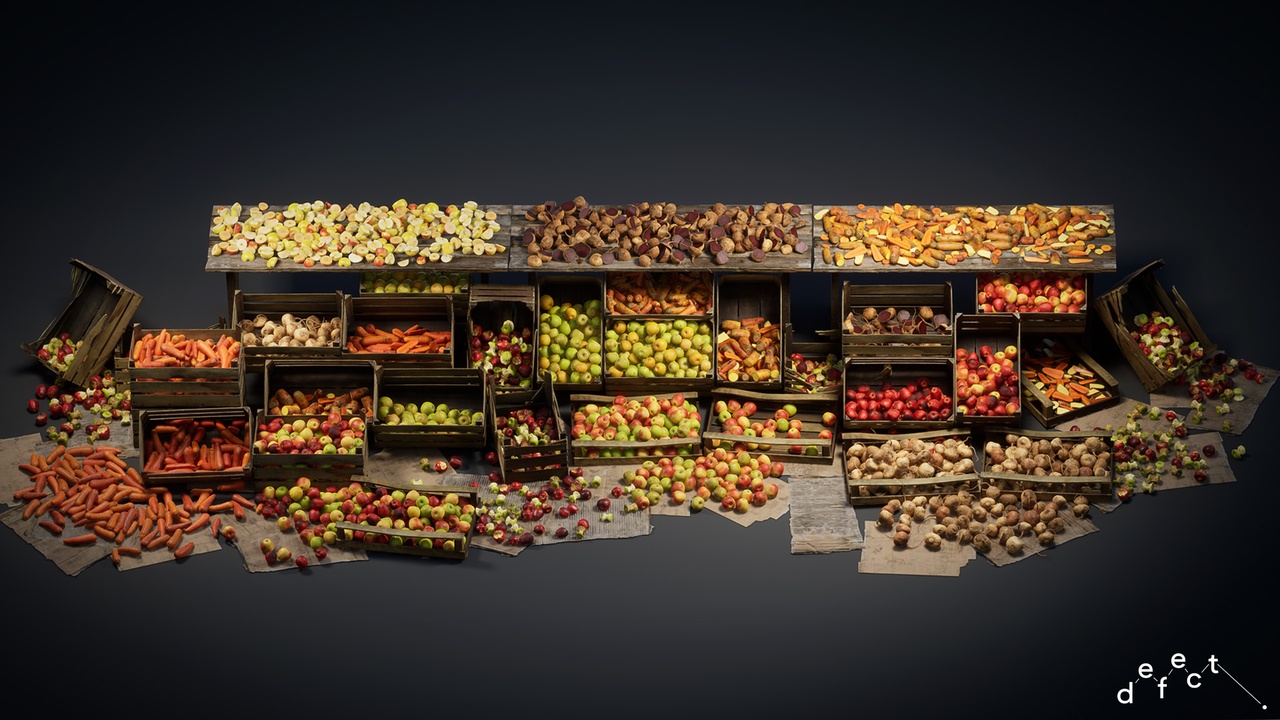 Media 1 for listing Food Props: Fruits and Vegetables Bundle