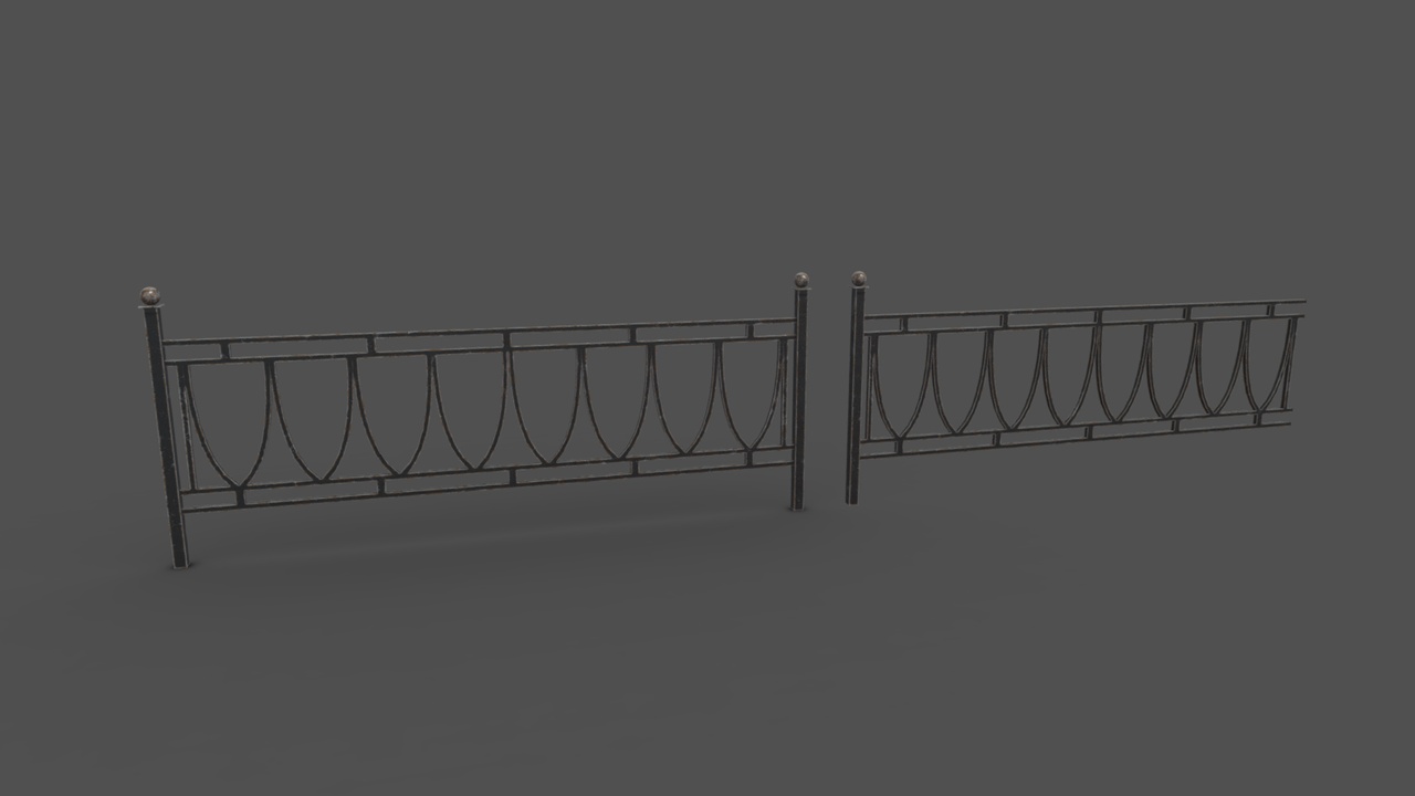 Media 1 for listing A metallic fence. Металлический забор.